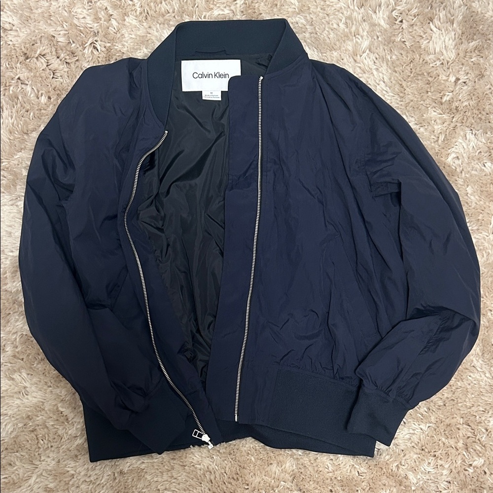 Calvin Klein Dark Blue Bomber Jacket